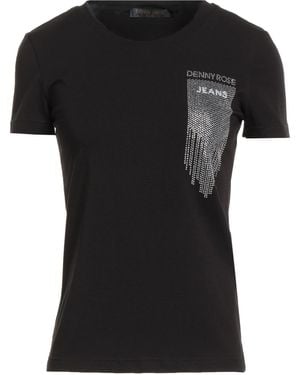 Denny Rose Jeans T-Shirt Cotton, Elastane - Black