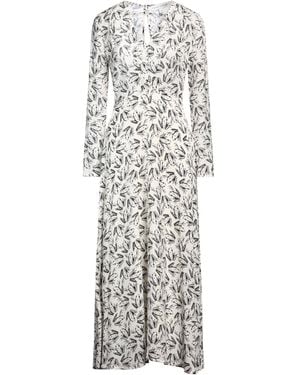 SKILLS & GENES Maxi Dress Viscose - White