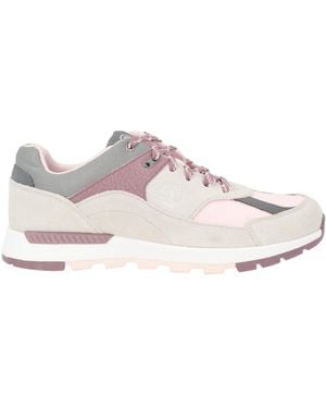 Timberland Trainers Leather, Textile Fibres - Pink