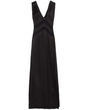 Gaelle Paris Maxi Dress Polyamide, Elastane - Black