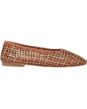 Pons Quintana Ballet Flats Leather - Brown