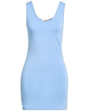 Kontatto Tank Top Viscose, Elastane - Blue