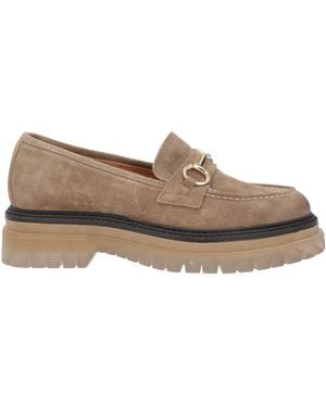 Les Tulipes Loafers Leather - Brown