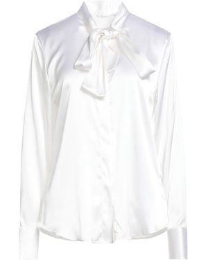 Xacus Shirt Silk, Elastane - White