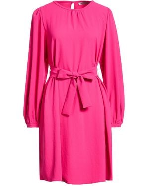 Marella Fuchsia Mini Dress Polyester - Pink
