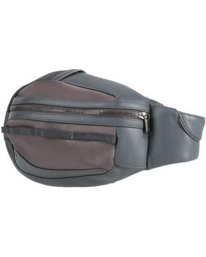 Dior Charcoal Belt Bag Textile Fibers - Gray