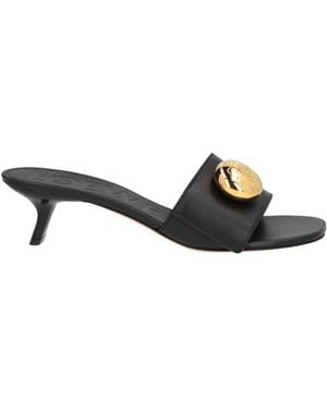 Loewe Sandals Leather - Black
