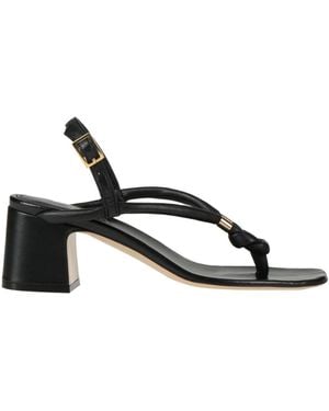 Maria Cristina Thong Sandal - Black