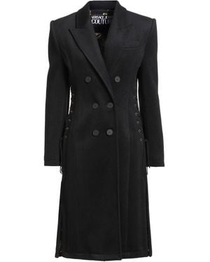Versace Jeans Couture Coat Polyester - Black