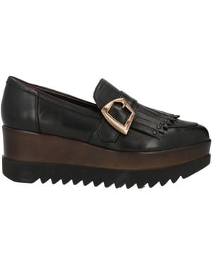 Lorenzo Mari Loafers Leather - Black