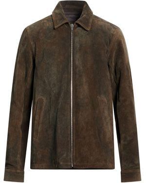 Rick Owens Jacket Calfskin - Brown