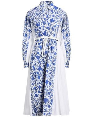 High Midi Dress - Blue