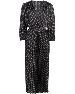 Sandro Midi Dress Polyester - Black