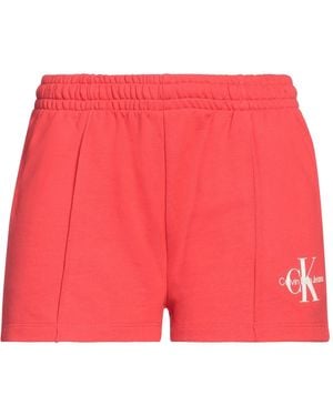 Calvin Klein Shorts & Bermuda Shorts Cotton - Red