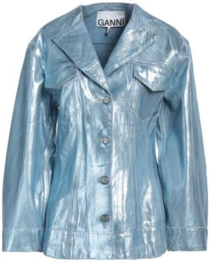 Ganni Denim Outerwear - Blue