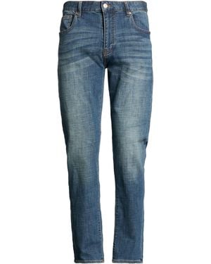 ARMANI EXCHANGE Jeans Cotton, Polyester, Viscose, Elastane - Blue