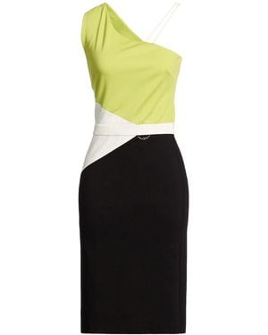 Gaelle Paris Midi Dress Viscose, Polyester, Elastane - Black