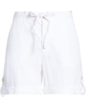 120% Lino Shorts & Bermuda Shorts - White
