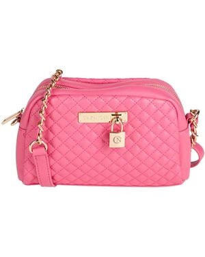 CafeNoir Cross-Body Bag Textile Fibers - Pink