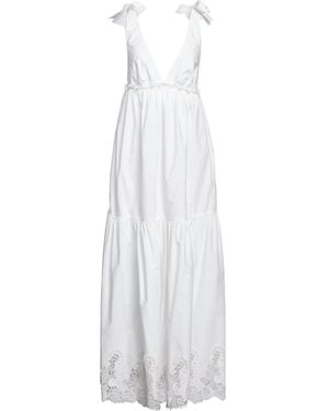 P.A.R.O.S.H. Maxi Dress - White
