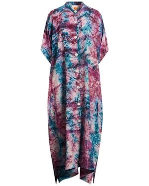 Sun Chaser Midi Dresses - Blue
