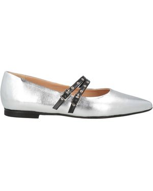 Divine Follie Ballet Flats Textile Fibers - White