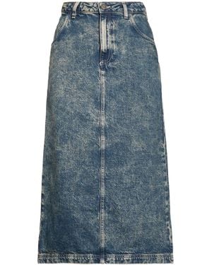 American Vintage Denim Skirt Cotton - Blue