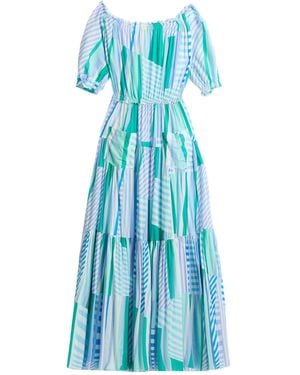 Caractere Maxi-Kleid - Blau