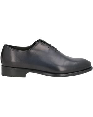 Doucal's Midnight Lace-Up Shoes Leather - Gray
