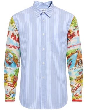 Comme des Garçons Camisa - Azul