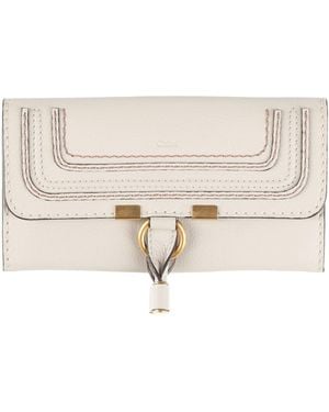 Chloé Light Wallet Soft Leather - Natural