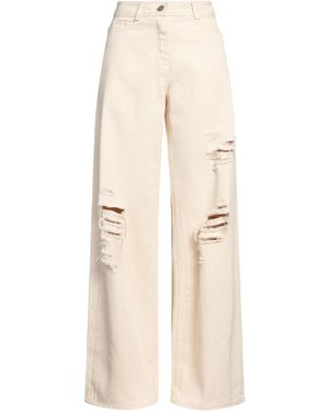Isabel Benenato Jeans - Natural