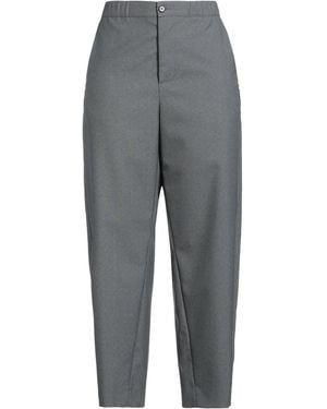 Marni Charcoal Trousers Virgin Wool - Grey