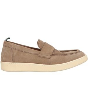 Green George Loafers Leather - Natural
