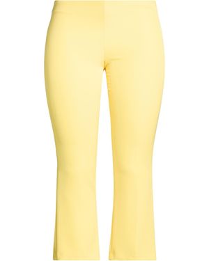 KATE BY LALTRAMODA Pants Polyester, Elastane - Yellow