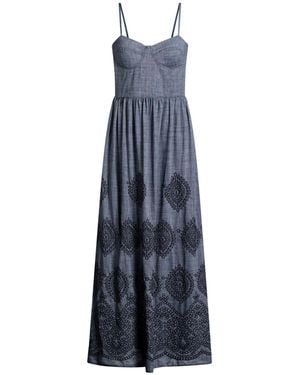 Rinascimento Maxi Dress Cotton, Polyester - Blue