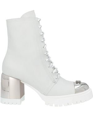 Casadei Light Ankle Boots Calfskin - White