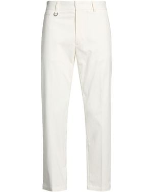 Paolo Pecora Trousers Cotton, Elastane - White