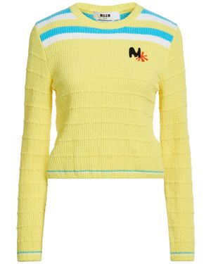 MSGM Jumpers - Yellow