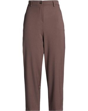 Motel Light Pants Polyester, Viscose, Elastane - Brown