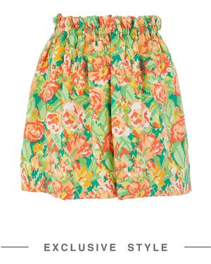 CATERINA GATTA x YOOX Mini Skirt Silk - Yellow