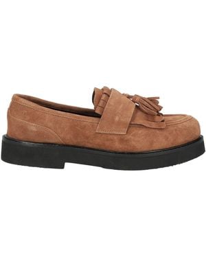 HADEL Loafers Leather - Brown