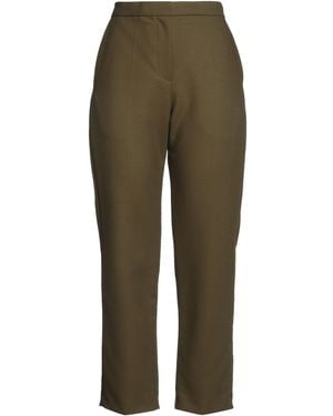 Maison Rabih Kayrouz Khaki Pants Virgin Wool - Green
