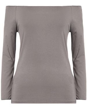 Majestic Filatures T-Shirt Viscose, Elastane - Grey