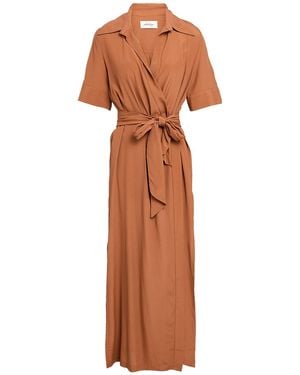 Ottod'Ame Maxi Dress Acetate, Silk - Brown