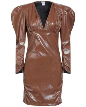 MARSĒM Mini Dress Polyester, Polyurethane - Brown