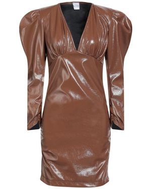 MARSĒM Mini Dress Polyester, Polyurethane - Brown