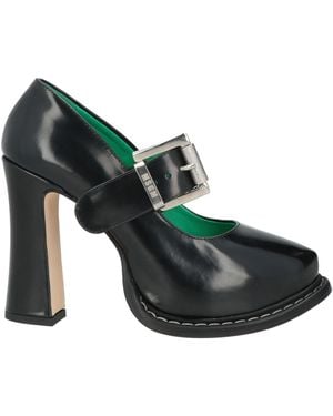 MSGM Pumps Leather - Green