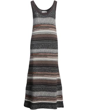 Chloé Maxi Dress Cashmere, Wool - Gray
