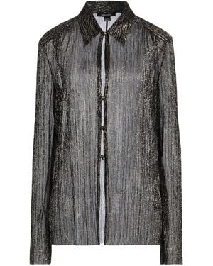 Sabina Musayev Shirt Polyester, Metallic Fibre - Grey